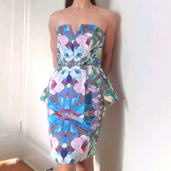 Anthropologie💕Host Pick Strapless Party Dress - Picture 5 of 5